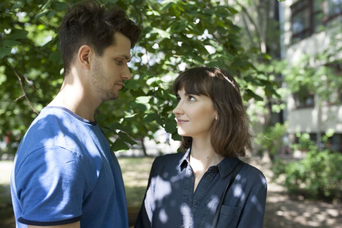 Pierwsza miłość po wakacjach 2019. Paweł (Michał Malinowski), Melka (Ewa Jakubowicz)