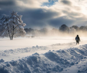 Zima w Białymstoku nie odpuszcza. Weekend przyniesie śnieg i silny wiatr!