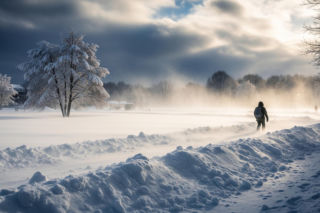 Zima w Białymstoku nie odpuszcza. Weekend przyniesie śnieg i silny wiatr!