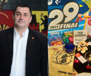 Gadżety przekazane na aukcję z okazji WOŚP