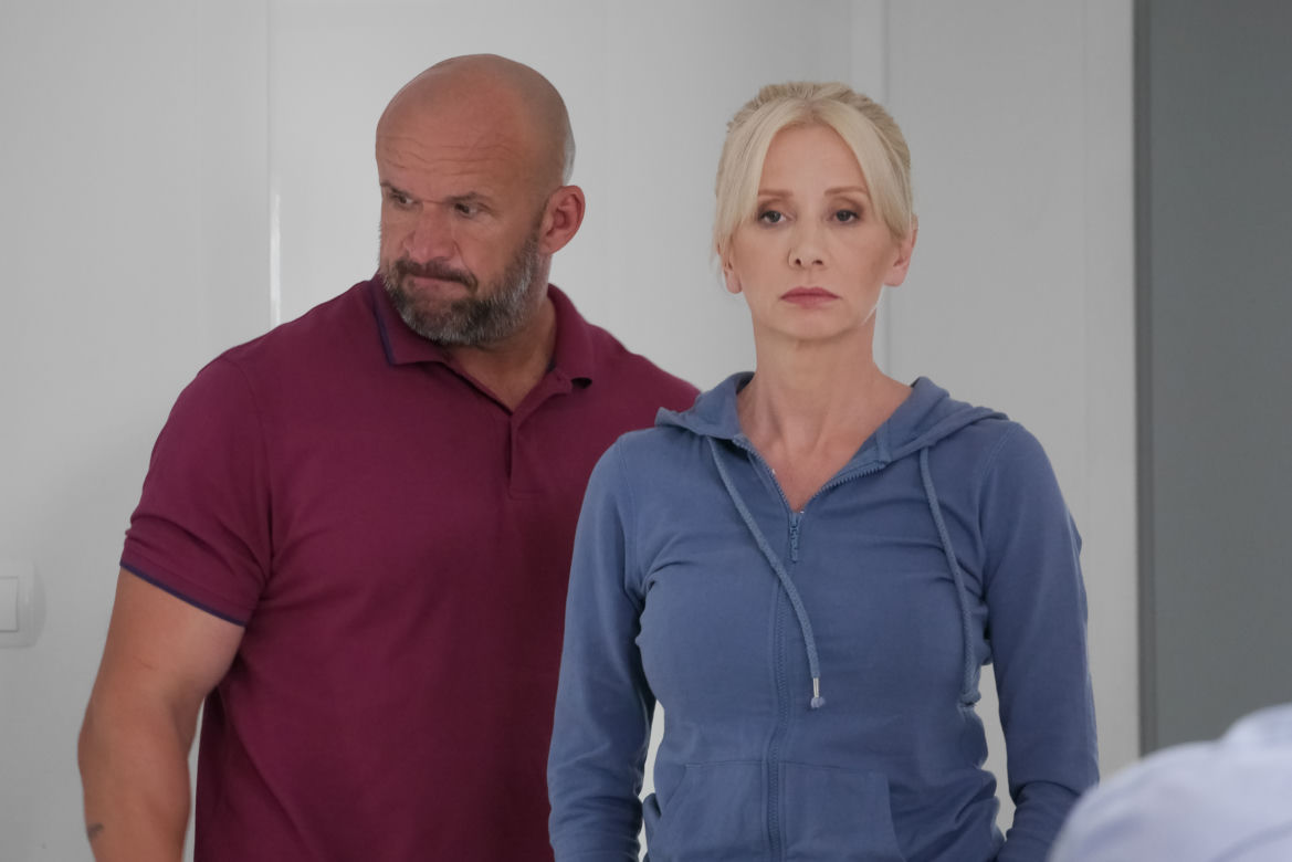 Pierwsza miłość. Ewa Weksler (Ewa Gawryluk), Fabian (Tomasz Oświeciński)