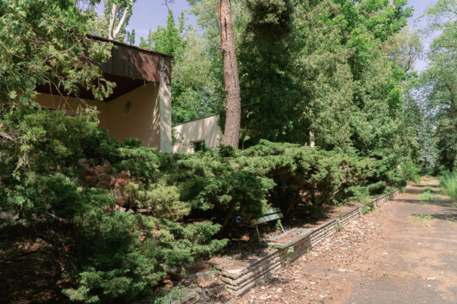 Ośrodek w Kiekrzu przed rozbiórką