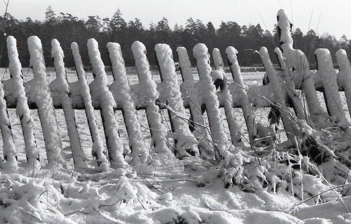 Rybnik zimą w latach 80.