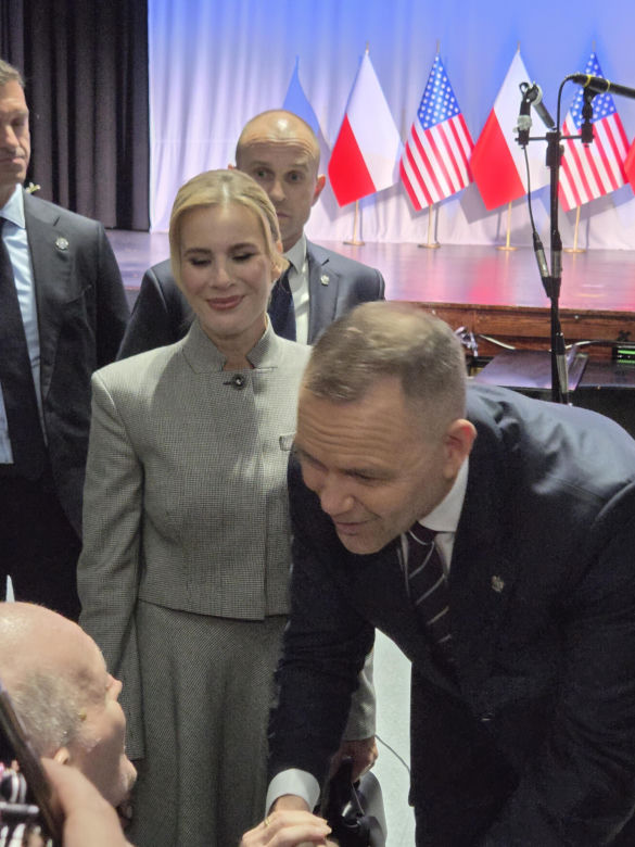 Spotkanie Karola Nawrockiego z Polonią na Queensie