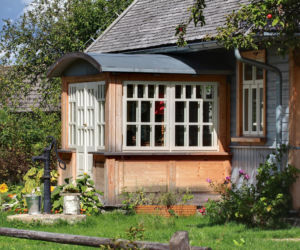 Drewniany dom na Podlasiu