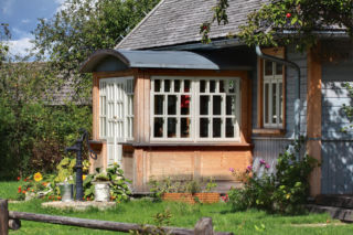 Drewniany dom na Podlasiu