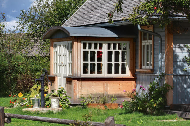 Drewniany dom na Podlasiu