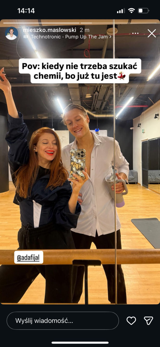 Tancerz "TzG" odpowiada Potockiej na słowa o "braku chemii". Na fotce znalazła się inna gwiazda