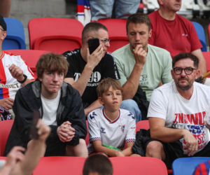 Górnik Zabrze - AS Monaco: Zdjęcia kibiców i zawodników z meczu eliminacji Ligi Konferencji