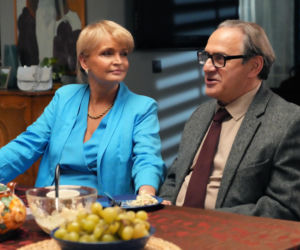 Barwy szczęścia, odc. 3359. Jerzy (Bronisław Wrocławski), Małgorzata (Adrianna Biedrzyńska)