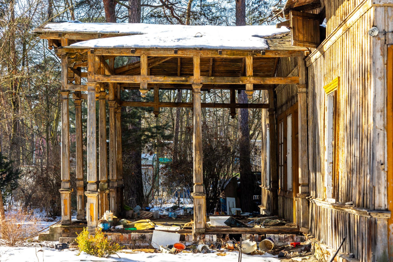 Ruiny domu Wedla w Otwocku