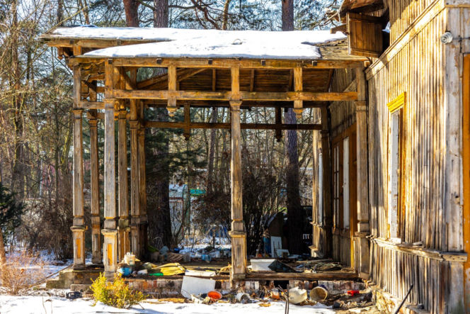 Ruiny domu Wedla w Otwocku