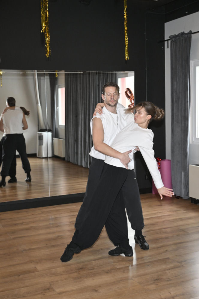 Sebastian Fabijański na probach do "Tańca z Gwiazdami"