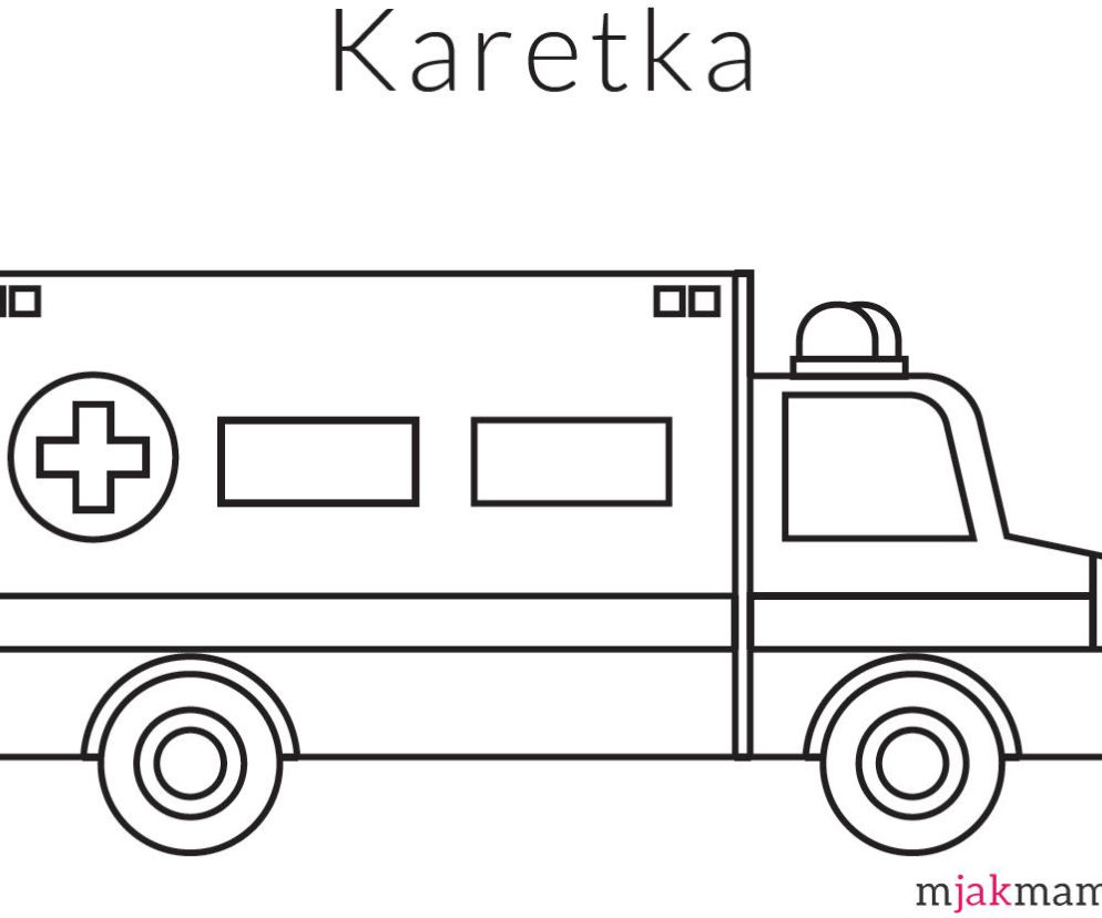 karetka - kolorowanka
