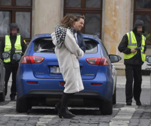 Edyta Górniak z instruktorem