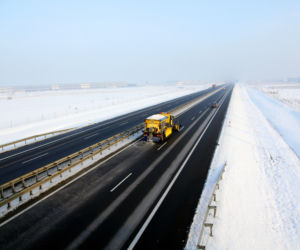 Autostrada Wielkopolska - zima