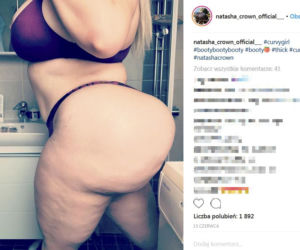 Natasha Crown ma największe pośladki na świecie?