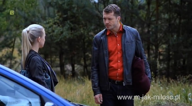 M jak miłość. Joasia (Barbara Kurdej-Szatan), Tomek (Andrzej Młynarczyk)