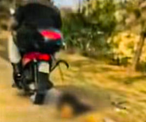 Rolnik ciągnął psa na sznurku za skuterem Mieszkańcy Grabowa wstrząśnięci!