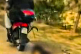 Rolnik ciągnął psa na sznurku za skuterem Mieszkańcy Grabowa wstrząśnięci!