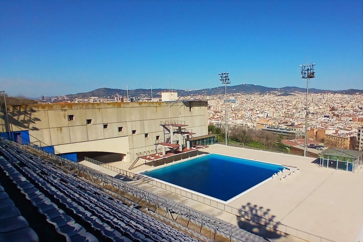 Piscina Municipal de Montjuïc w Barcelonie