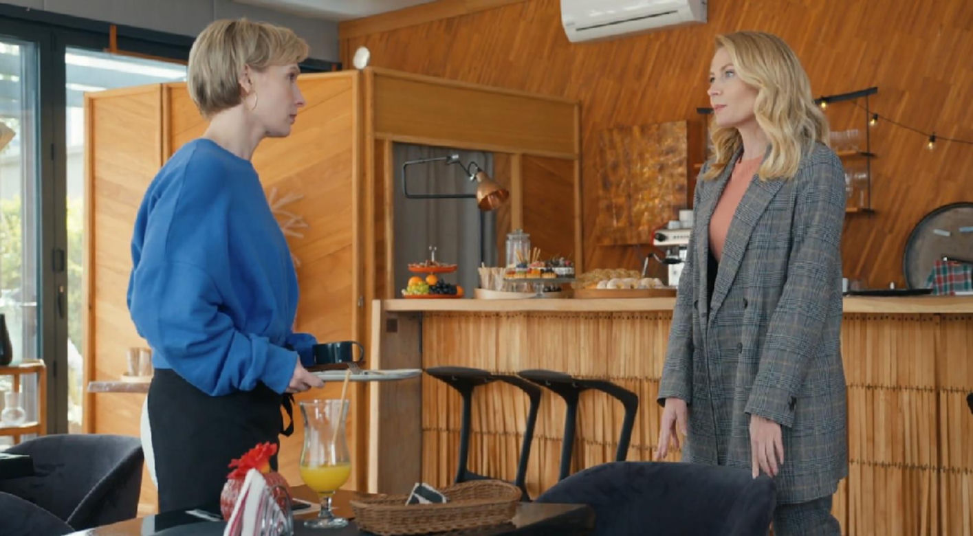 Barwy szczęścia, odcinek 3266. Sonia (Weronika Nockowska), Dominika (Karolina Chapko)
