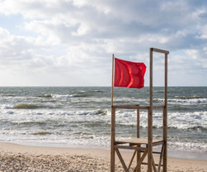 Sinice Chłopy. Czy w Chłopach można się kąpać 07.08? Flaga, warunki pogodowe