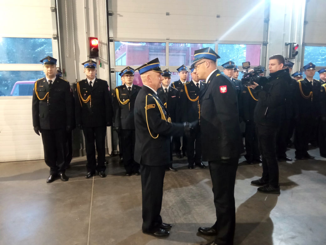 Ostatnia służba grudziądzkiego strażaka, Sławomira Chyły