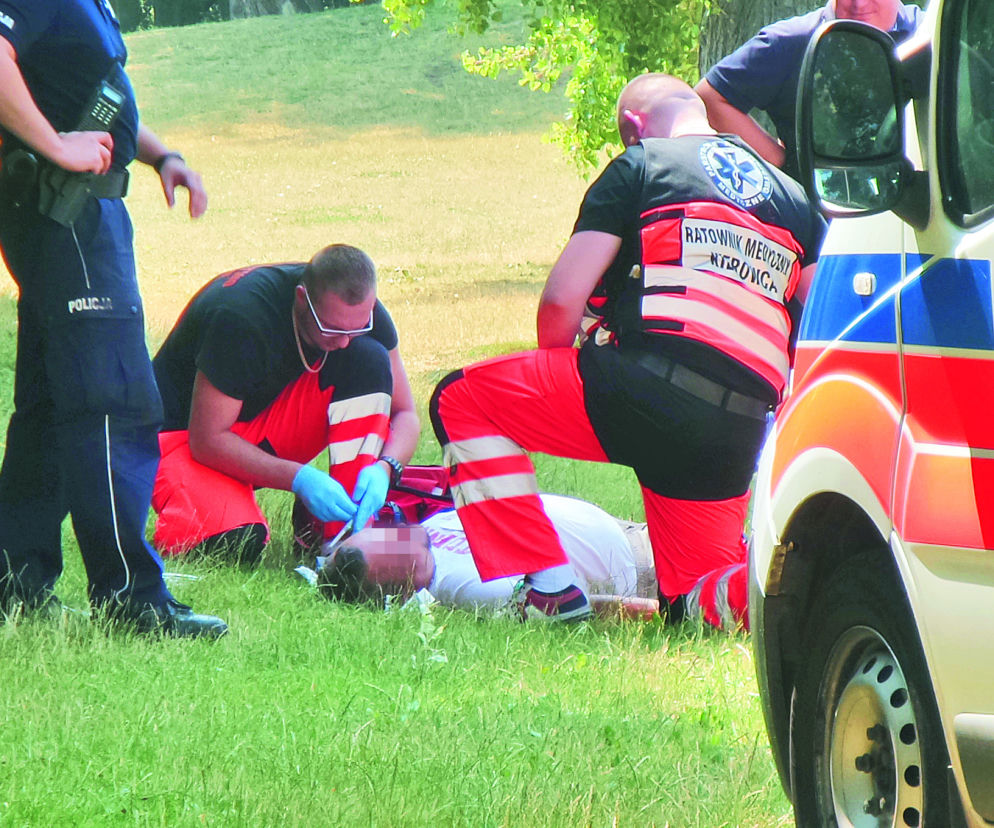 Halo policja? Padłem po Mocarzu!