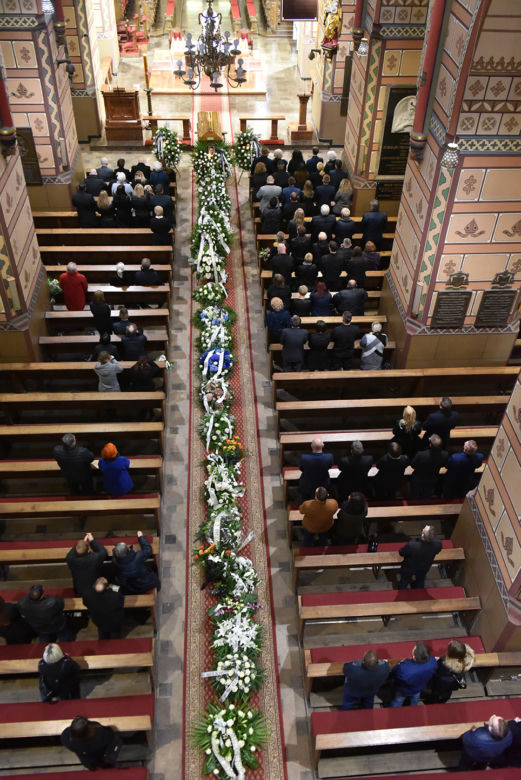  Pogrzeb Adama  we Włocławku, który zginął na Sokratesa