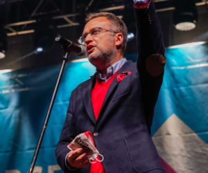 Sercem z Białorusią. Koncert pod teatrem w imię wolności i solidarności [ZDJĘCIA]