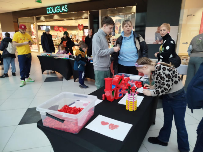 Zbiórka pod hasłem "Walentynki z Sercem" odbyła się 14 lutego w Galerii Siedlce