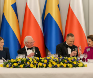 Marta Nawrocka, Karol Nawrocki, król Karol XVI Gustaw, królowa Sylwia