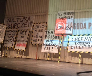 Protest w Teatrze Polskim