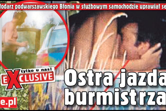 Ostra jazda burmistrza