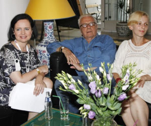Andrzej Łapicki, Jolanta Fajkowska, Kamila Łapicka