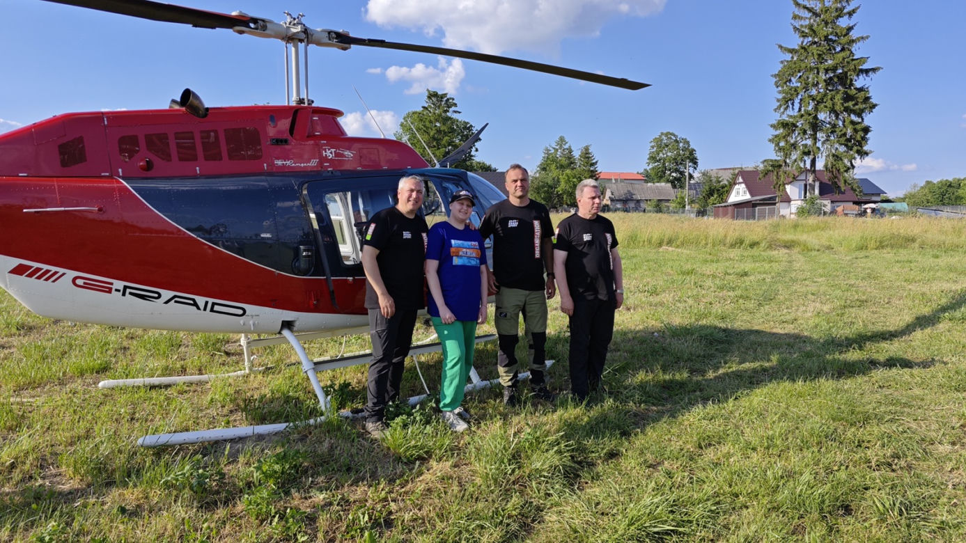 Lot helikopterem - akcja charytatywna 