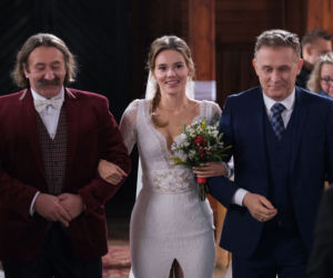 M jak miłość, odcinek 1634: Franka (Dominika Kachlik), Artur (Robert Moskwa), Gutowski (Piotr Majerczyk)