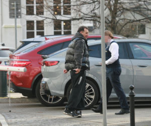 Michał Koterski z dziewczyną na spacerze