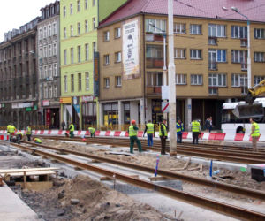 Przebudowa torowisk w Szczecinie