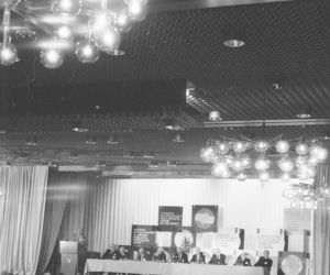 Kongres Intelektualistów w Obronie Pokojowej Przyszłości Świata w Hotelu Victoria w Warszawie