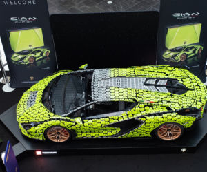 Lamborghini Sian z klocków LEGO - model w skali 1:1