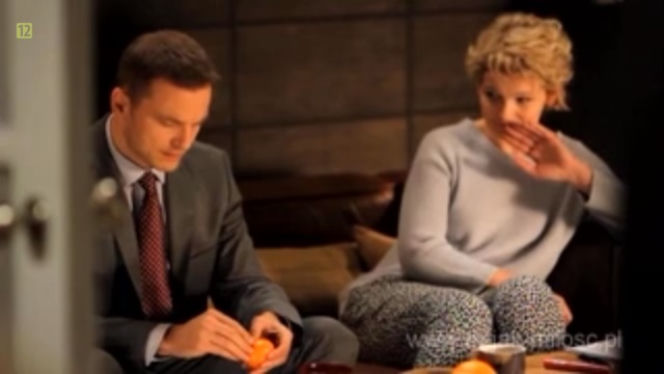 M jak MIŁOŚĆ. Marta (Dominika Ostałowska), Andrzej (Krystian Wieczorek)