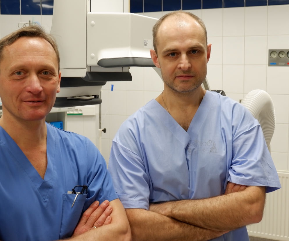 Dr Maciej Pitak i prof. Marek Jastrzębski