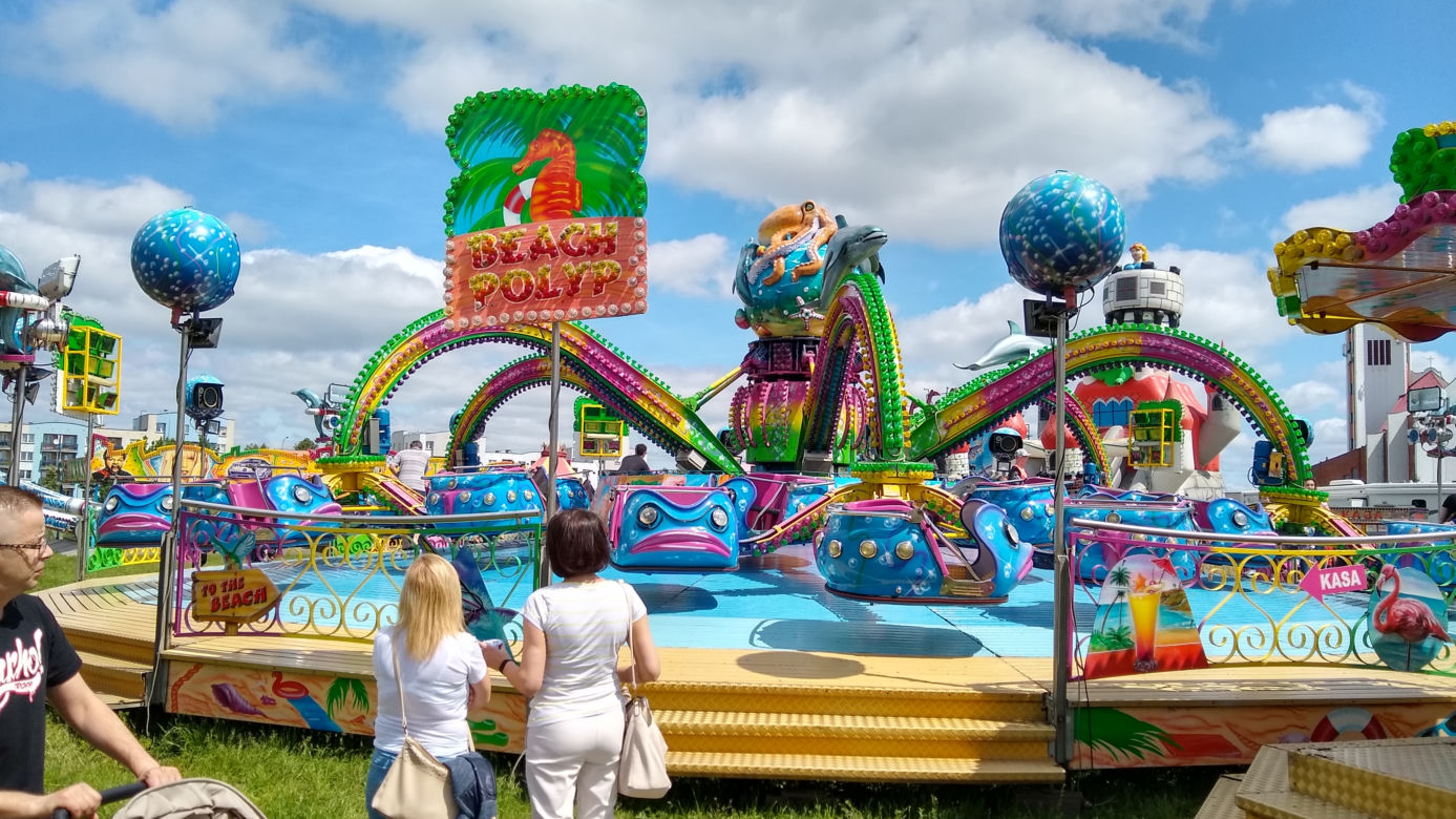 Białystok. Lunapark Bajka na Zielonych Wzgórzach