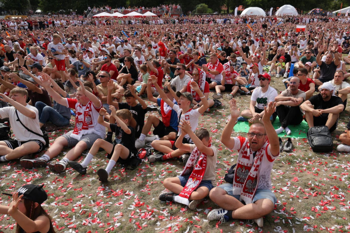 Warszawska Strefa Kibica na Euro 2024 - mecz Polska-Holandia