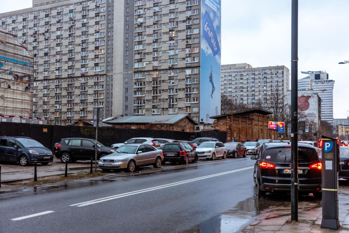 Ulica Grzybowska w Warszawie przed przebudową