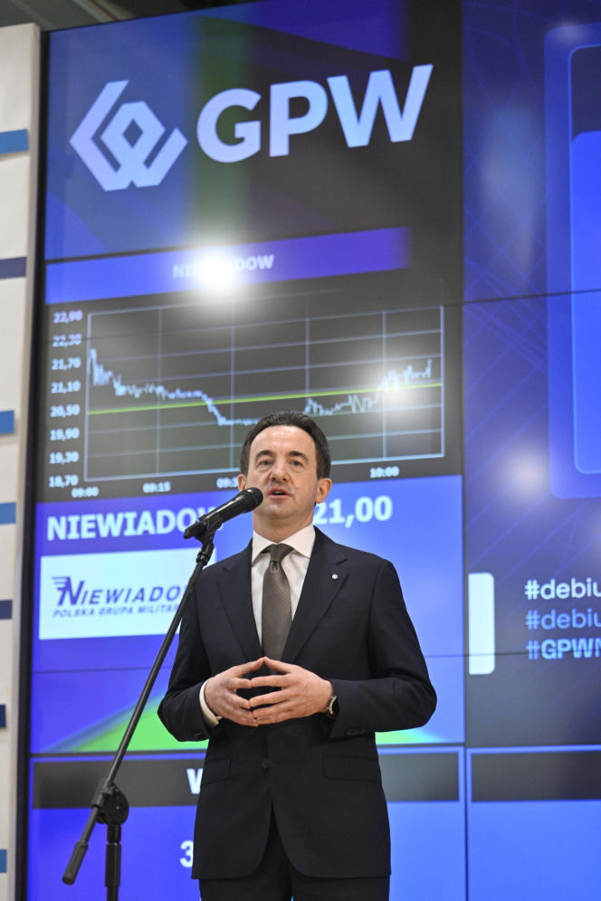 Historyczny debiut na GPW. Niewiadów Polska Grupa Militarna wchodzi na rynek główny
