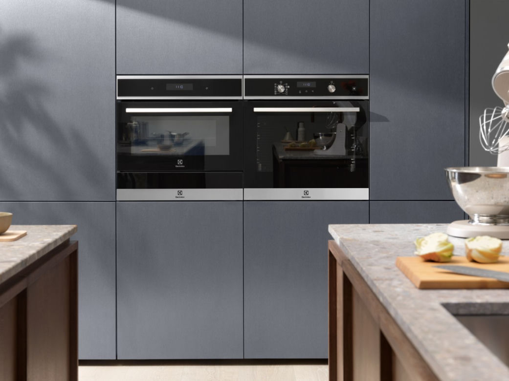 Piekarniki parowe SteemBoost marki Electrolux do kuchni w stylu skandynawskim