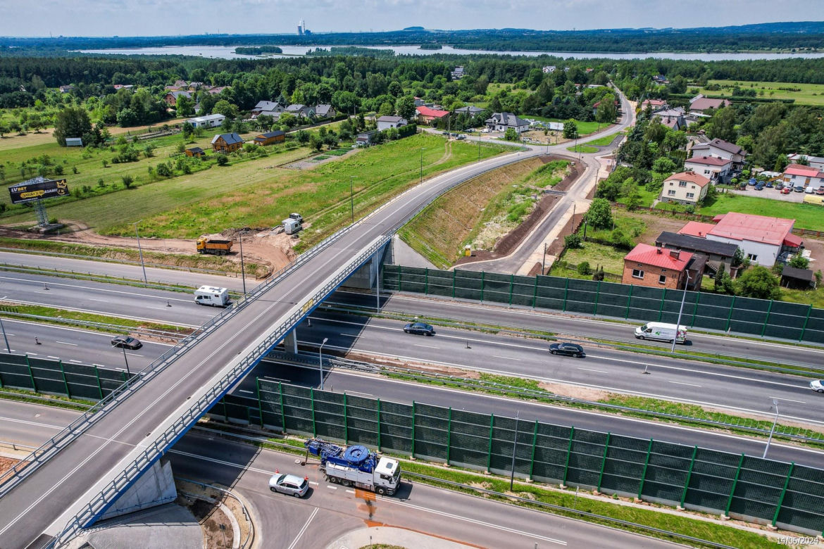Tak wygląda zagłębiowska część nowej, ekspresowej S1 - czerwiec 2024